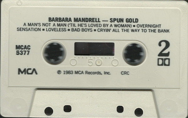 Barbara Mandrell : Spun Gold (Cass, Album, Club, Dol)