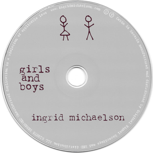 Ingrid Michaelson : Girls And Boys (CD, Album, RE)