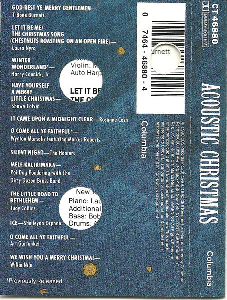 Various : Acoustic Christmas (Cass, Album, Comp)