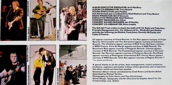 Various : Live For Ireland (CD, Album)