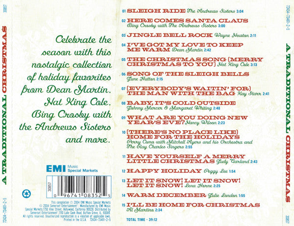 Various : A Traditional Christmas (CD, Comp)