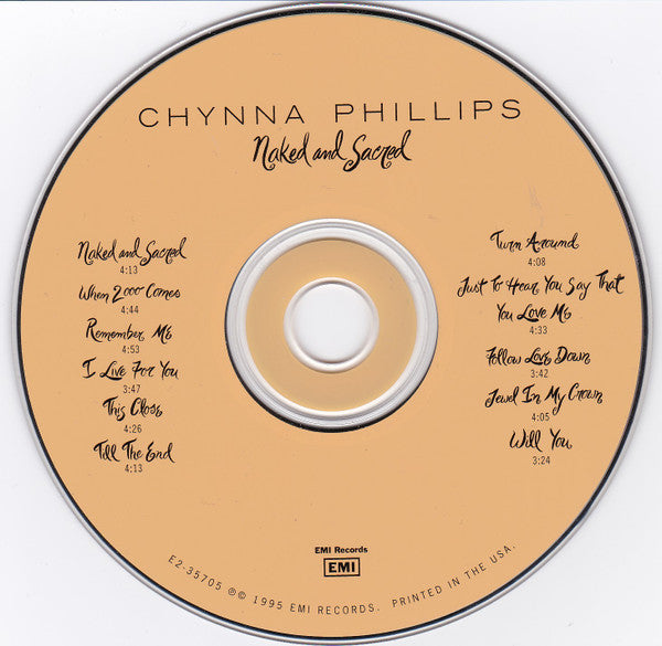 Chynna Phillips : Naked And Sacred (CD, Album)