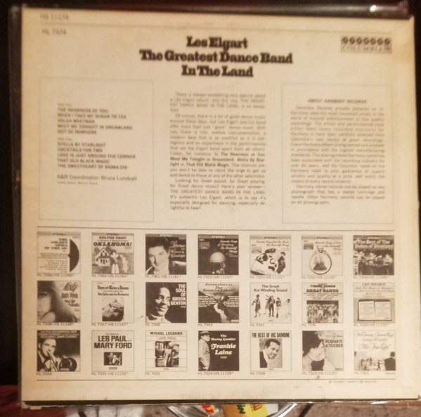 Les Elgart - The Greatest Dance Band In The Land (LP) (VG) - Endless Media