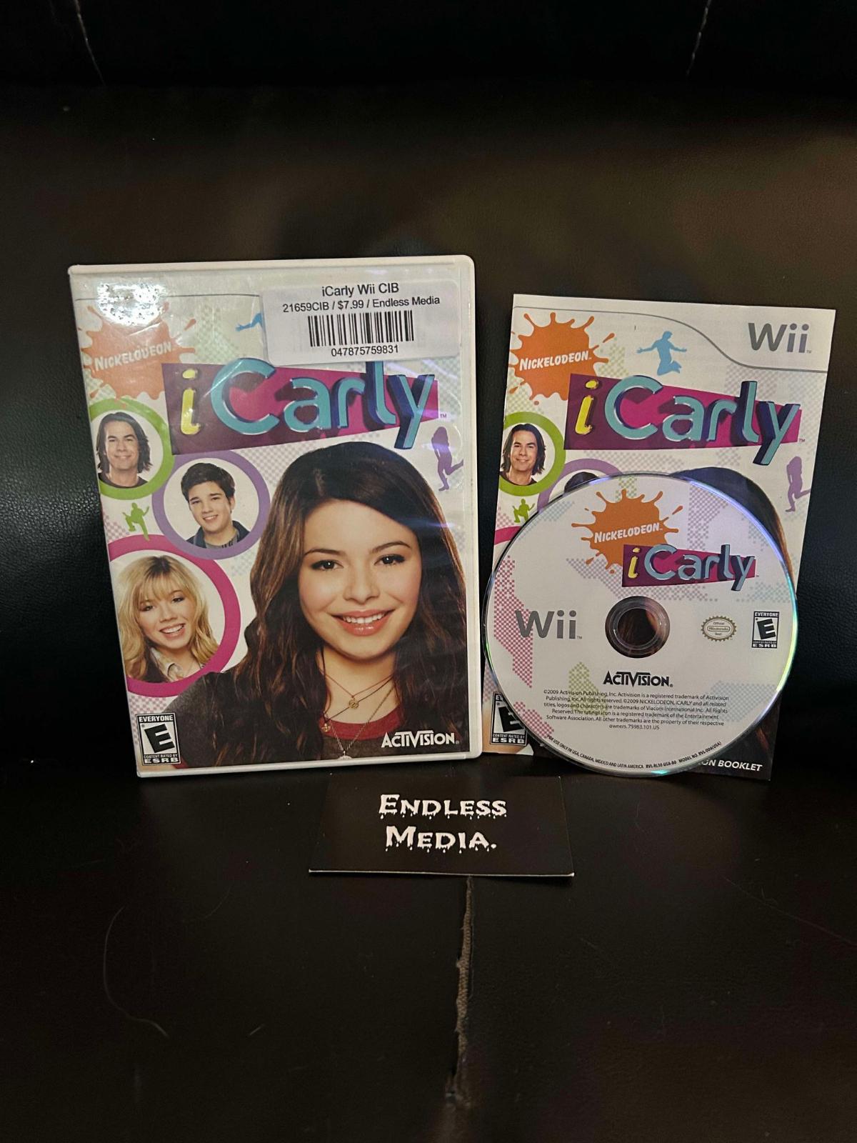 iCarly Nintendo Wii CIB Video Game