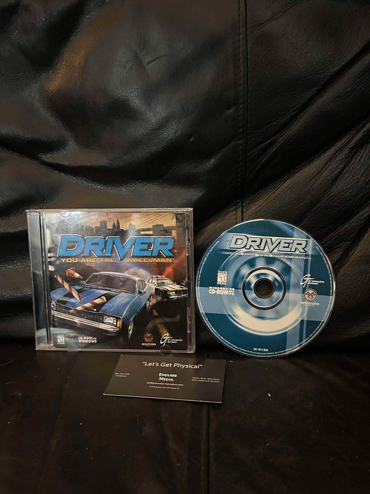 Driver PC PC Games Item and Manual Video Game