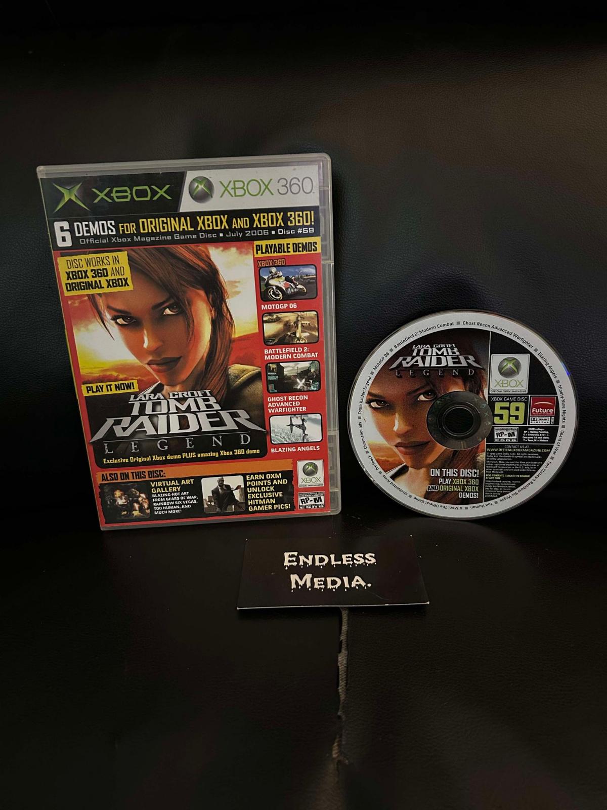 Official Xbox Magazine Demo Disc 59 Microsoft Xbox 360 Item and Box Video Game