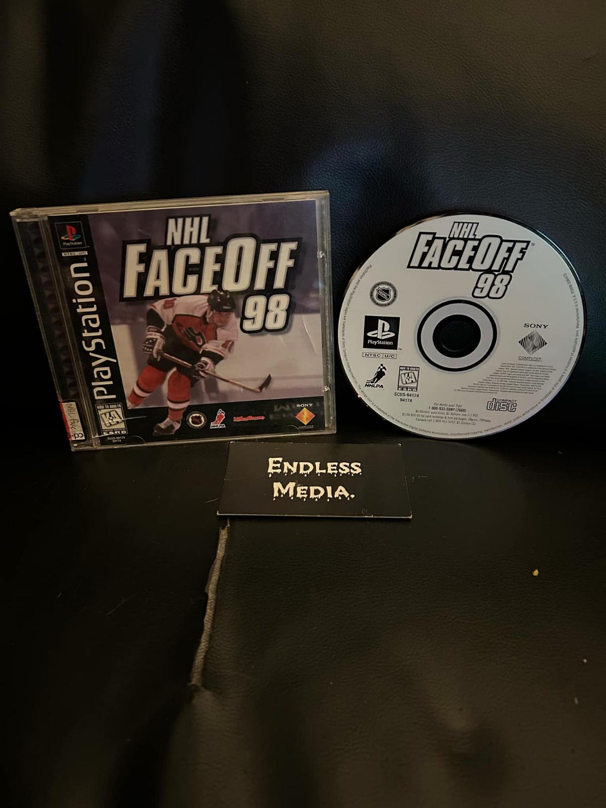 NHL FaceOff 98 Sony Playstation CIB Video Game
