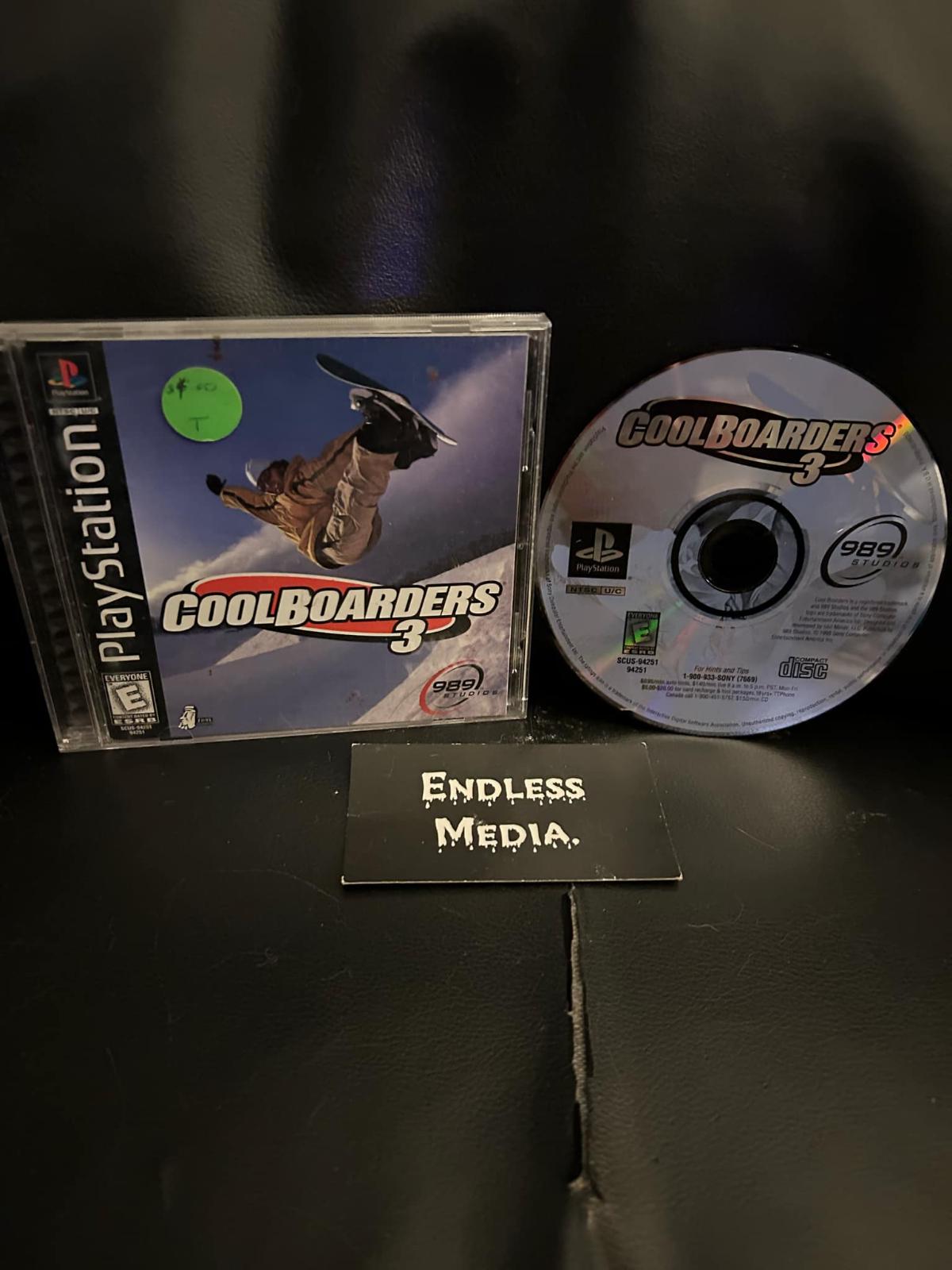 Cool Boarders 3 Sony Playstation CIB Video Game