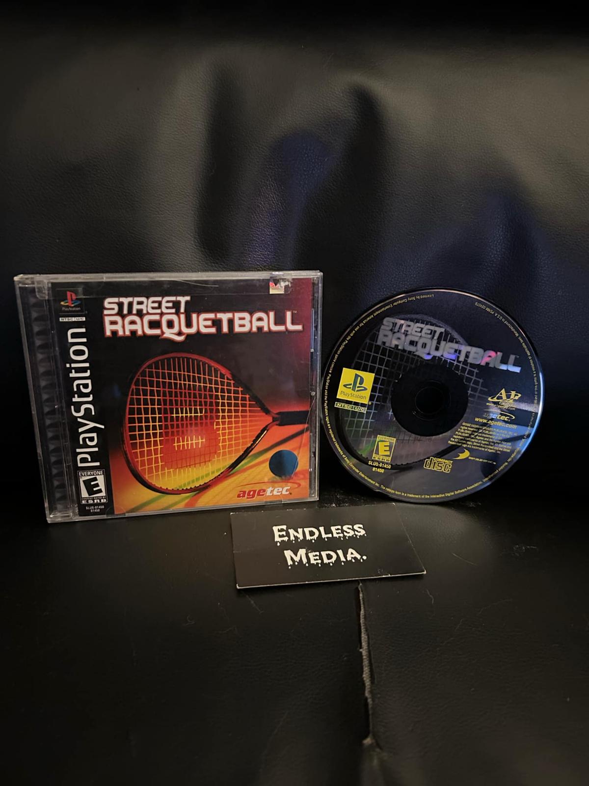 Street Racquetball Sony Playstation CIB Video Game