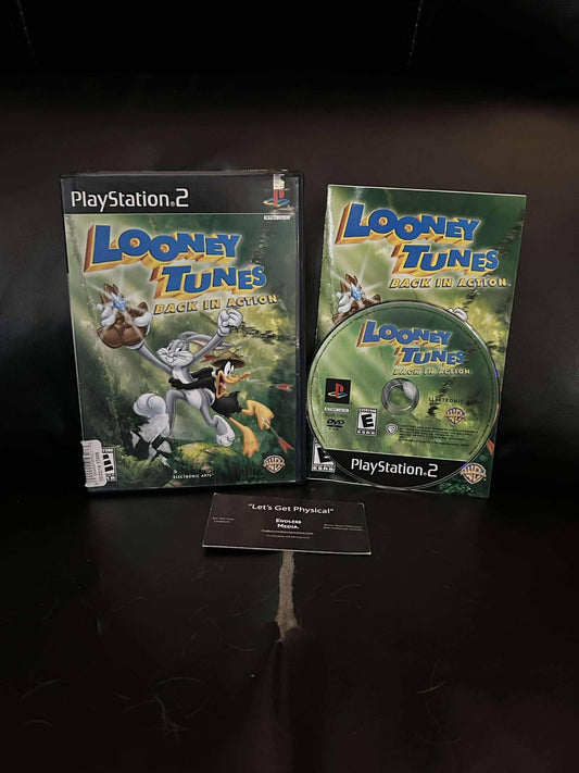 Looney Tunes Back in Action Sony Playstation 2 CIB Video Game