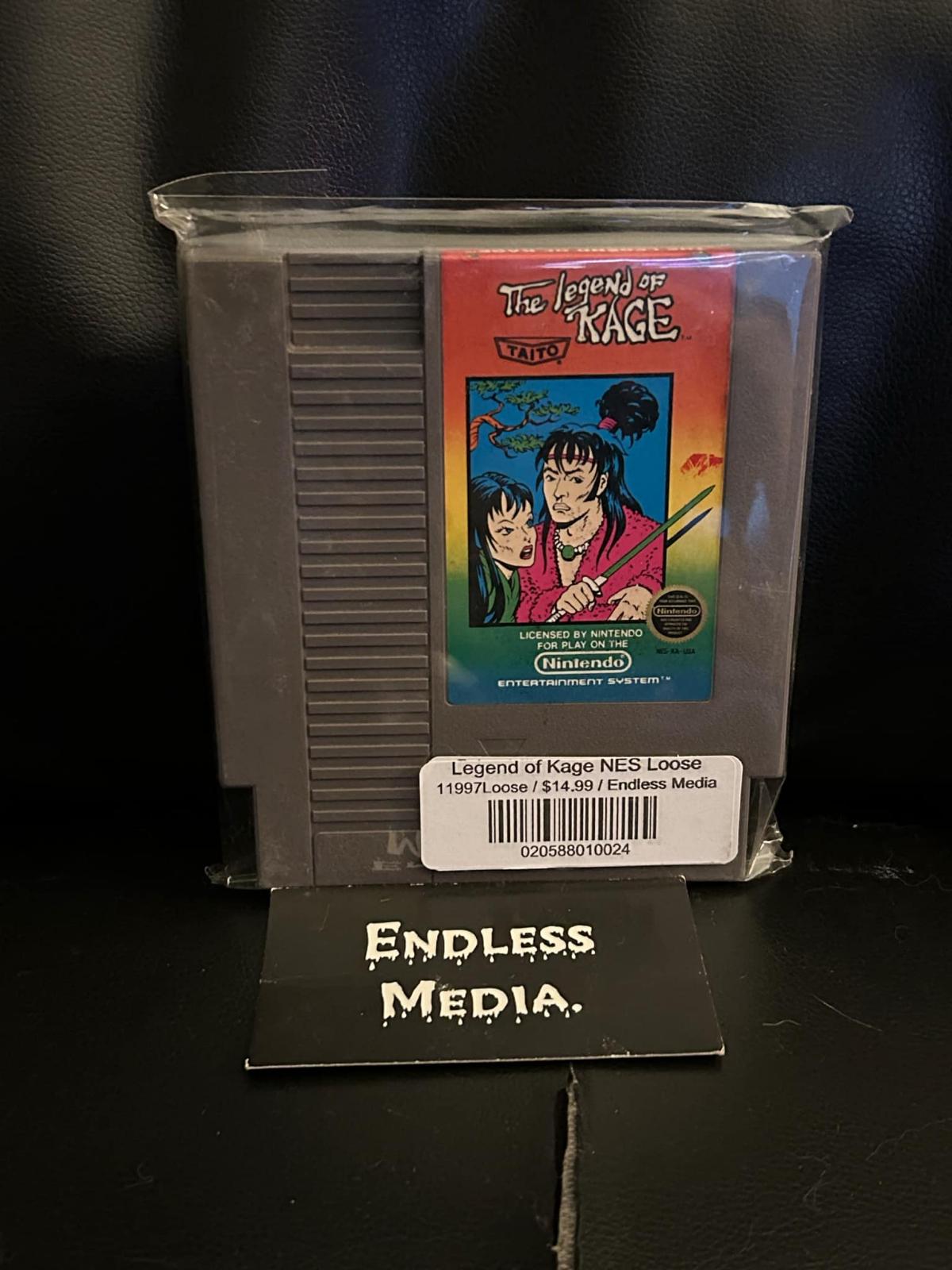 Legend of Kage NES NES Loose Video Game