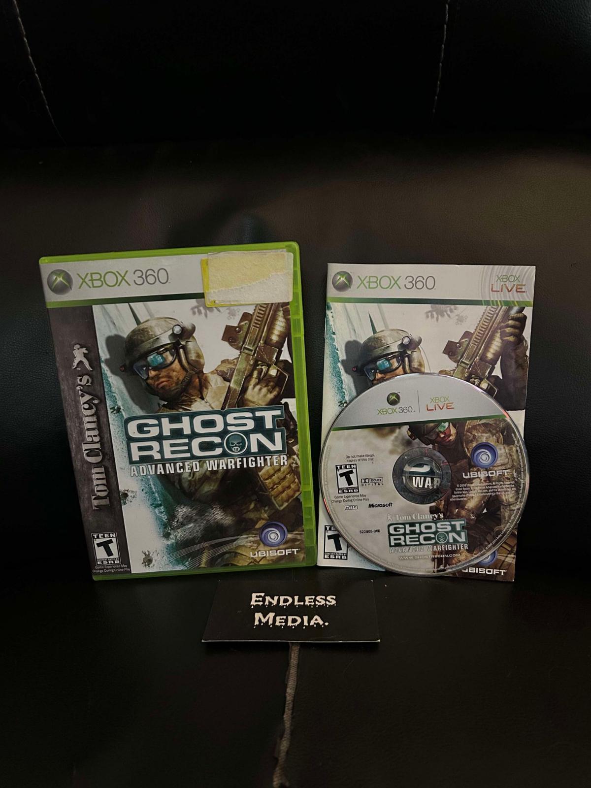 Ghost Recon Advanced Warfighter Microsoft Xbox 360 CIB Video Game
