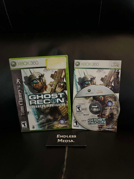 Ghost Recon Advanced Warfighter Microsoft Xbox 360 CIB Video Game