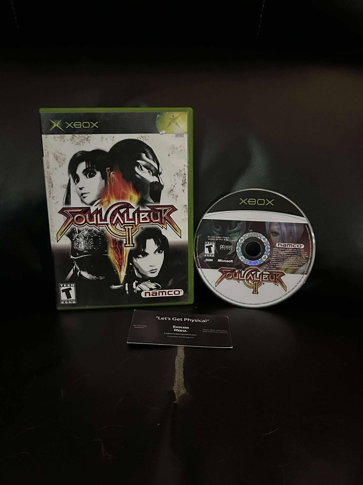 Soul Calibur II Microsoft Xbox Item and Box Video Game