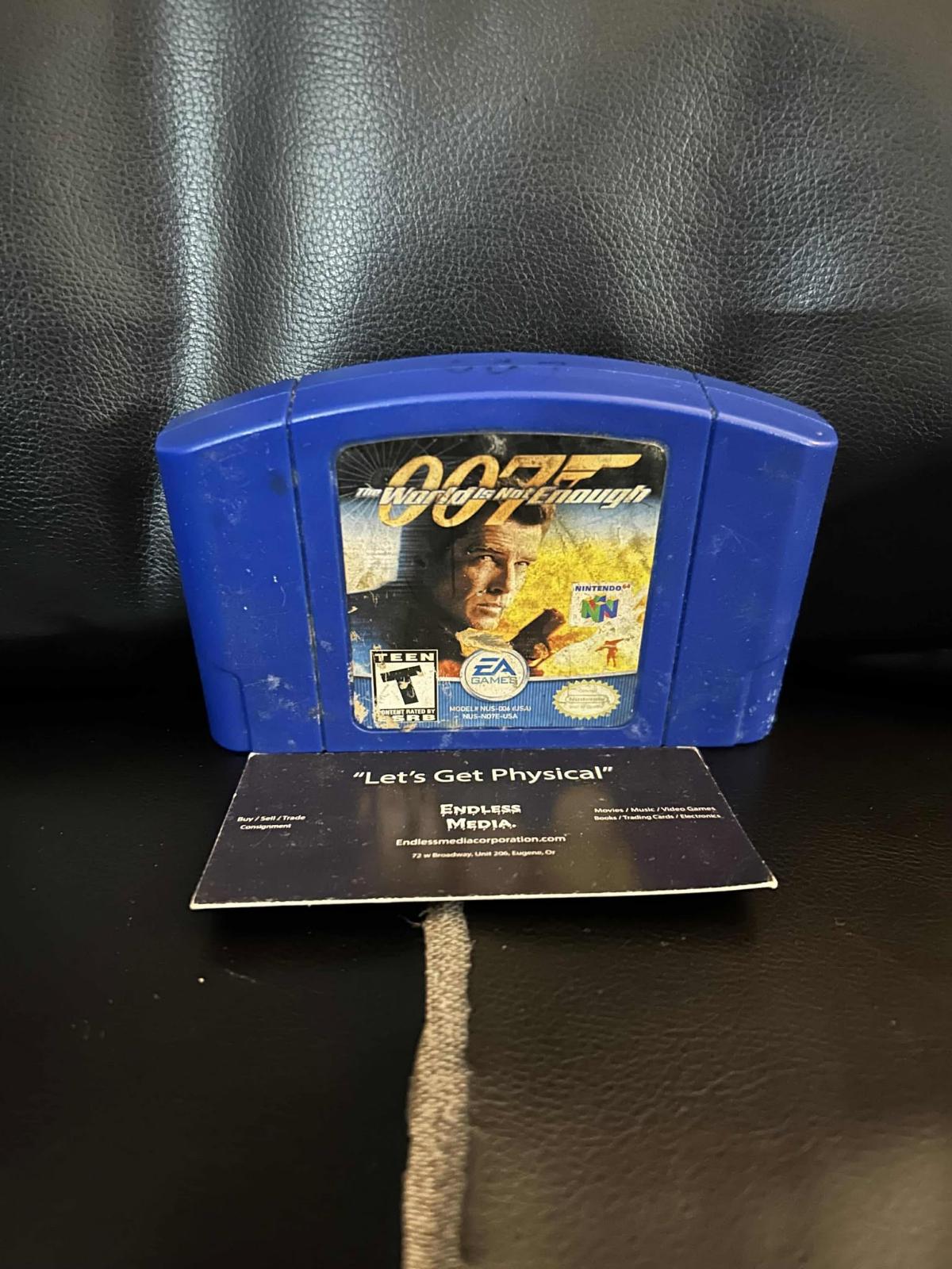 007 World Is Not Enough Nintendo Nintendo 64 Loose Video Game