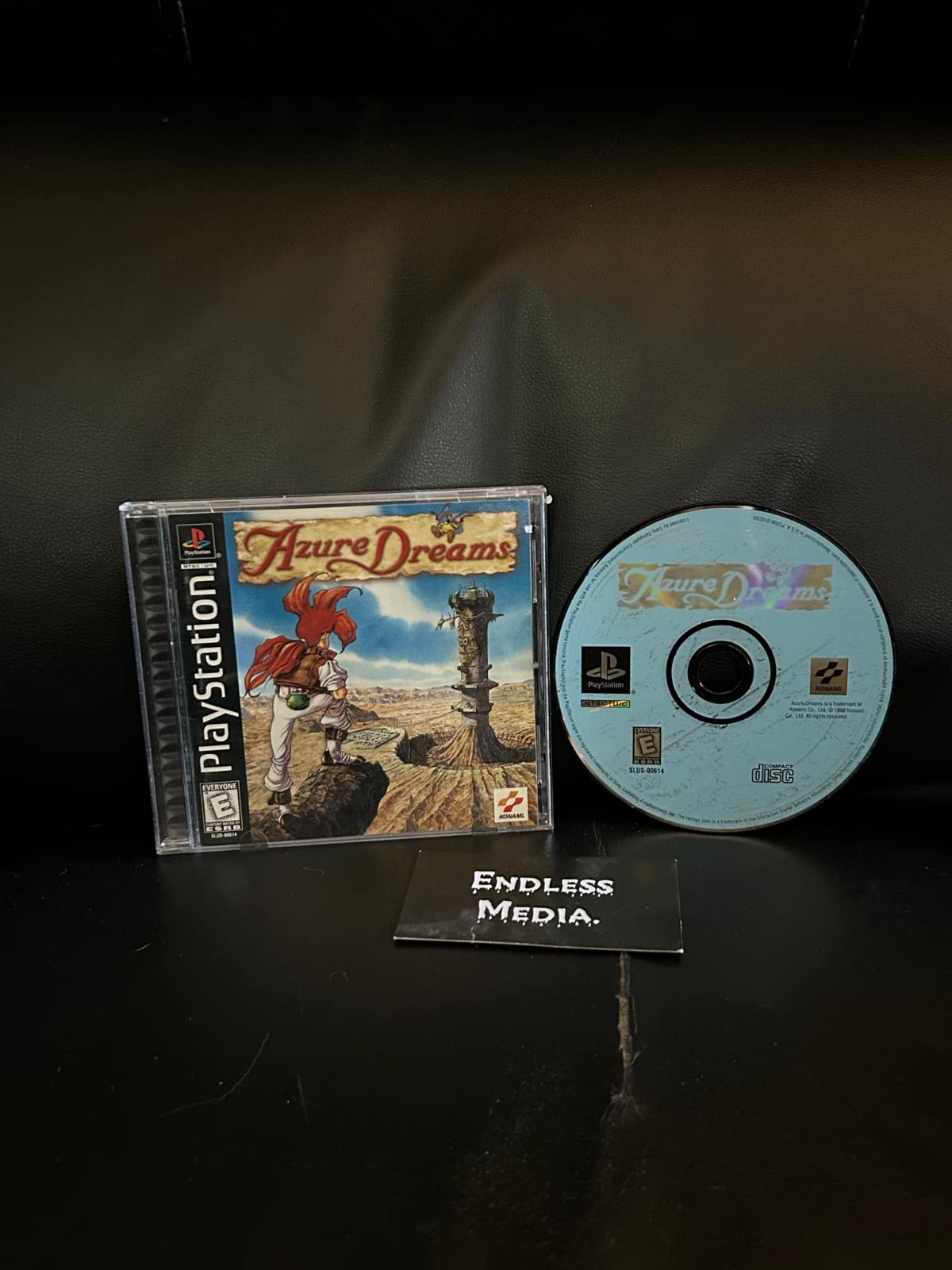 Azure Dreams Sony Playstation CIB Video Game