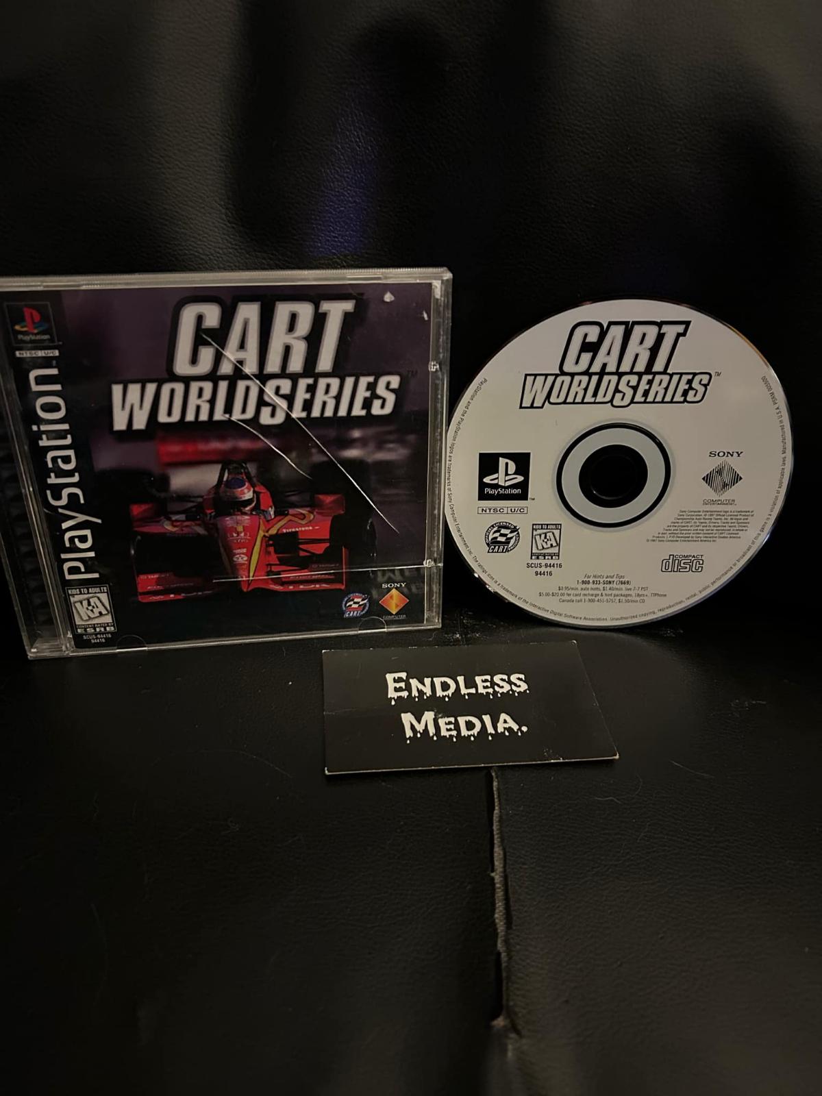 CART World Series Sony Playstation CIB Video Game