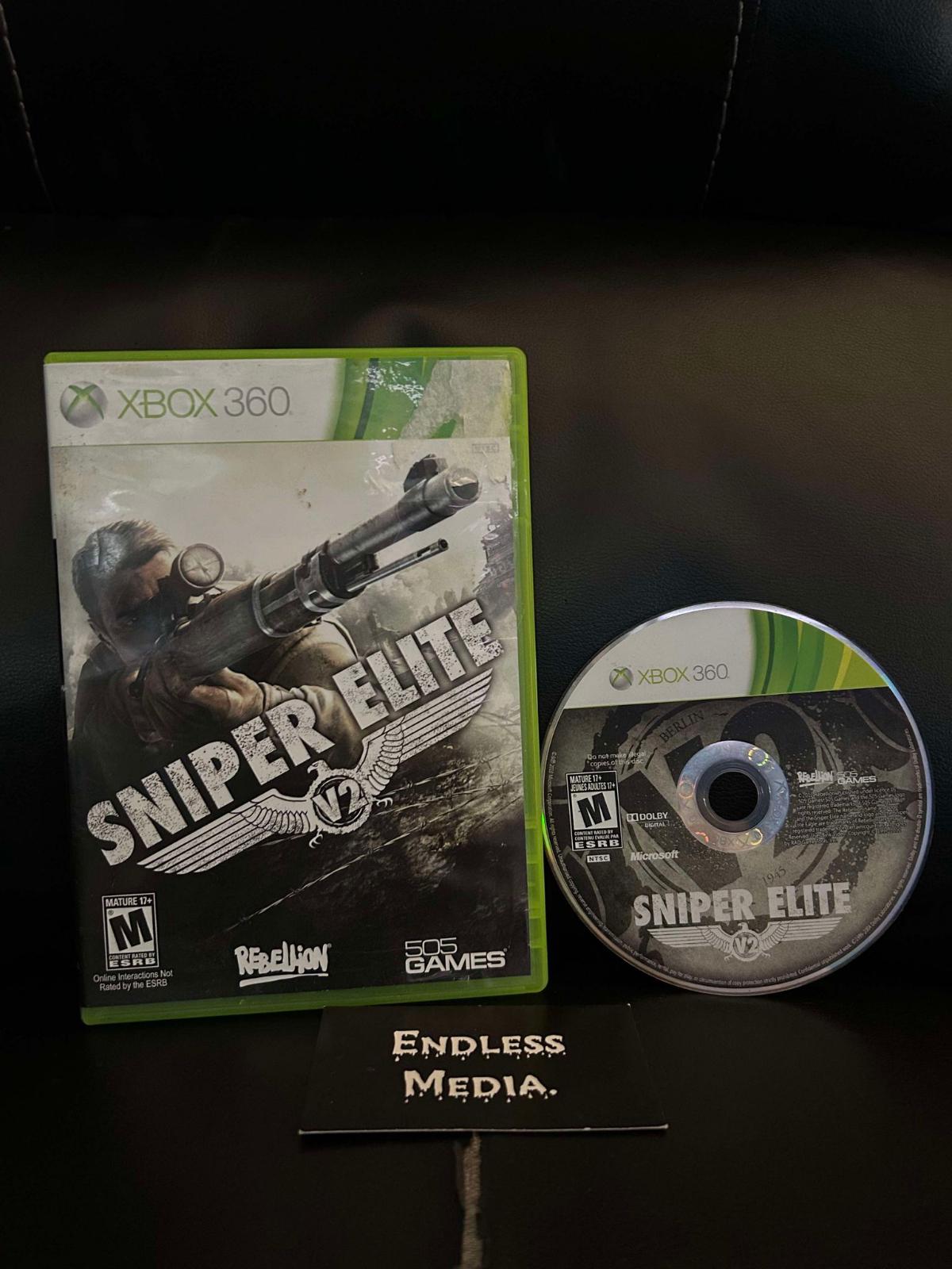 Sniper Elite V2 Microsoft Xbox 360 Item and Box Video Game