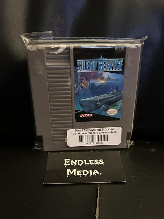 Silent Service NES NES Loose Video Game