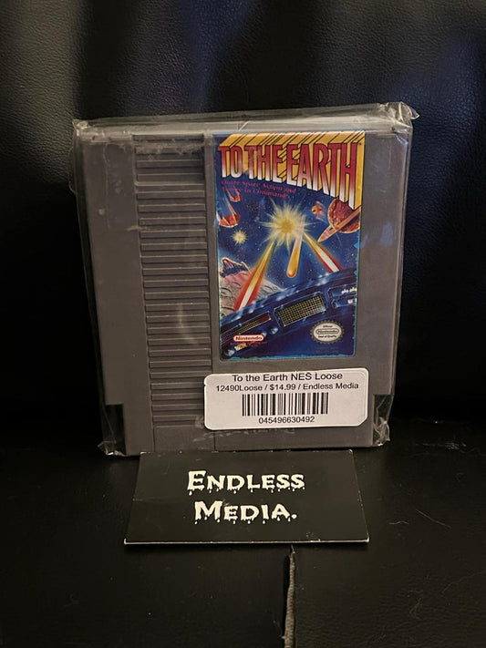 To the Earth NES NES Loose Video Game