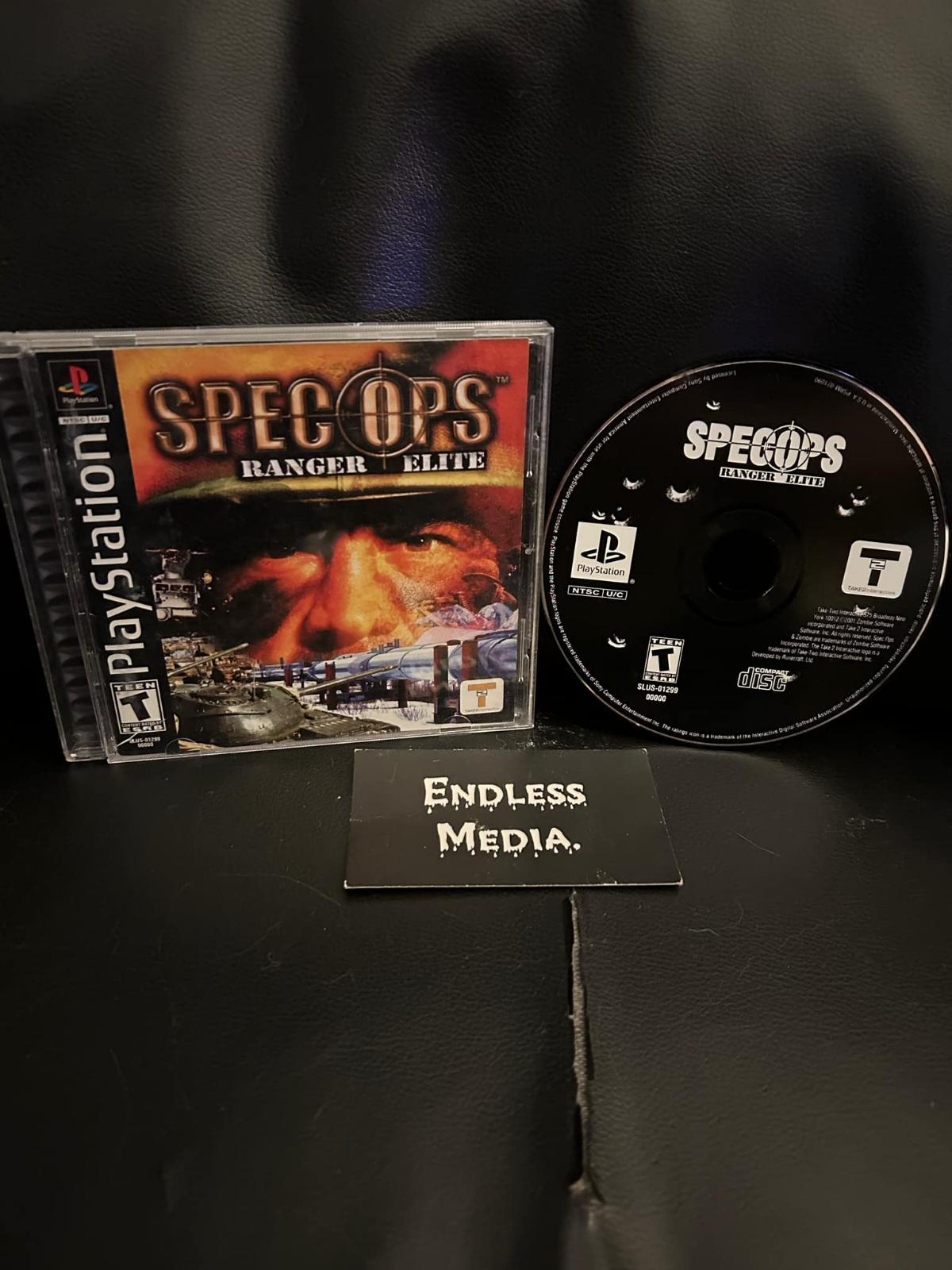 Spec Ops Ranger Elite Sony Playstation CIB Video Game