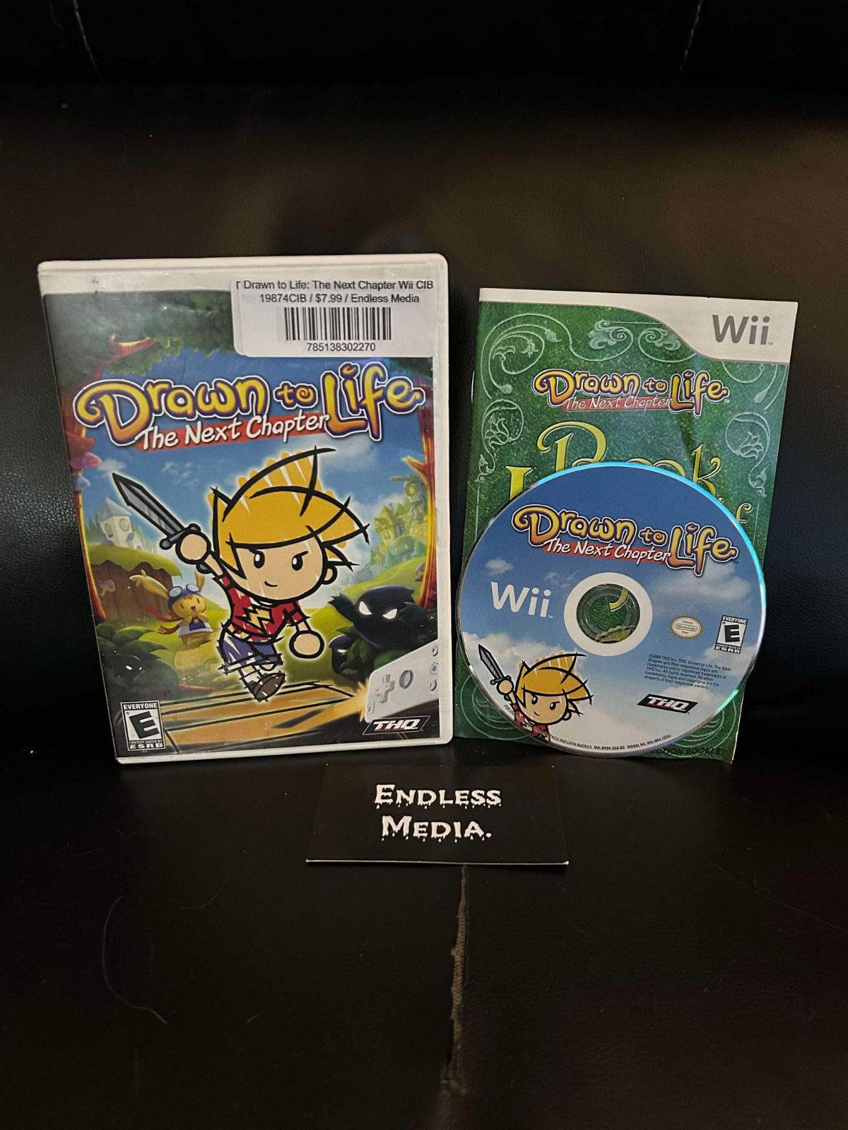 Drawn to Life: The Next Chapter Nintendo Wii CIB Video Game