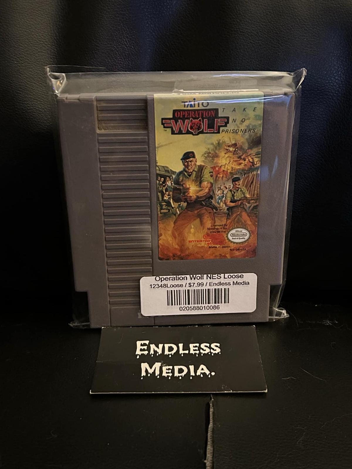 Operation Wolf NES NES Loose Video Game