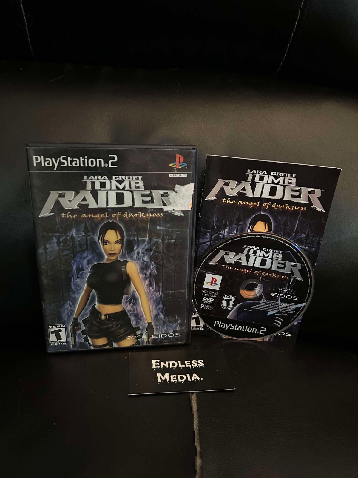 Tomb Raider Angel of Darkness Sony Playstation 2 CIB Video Game