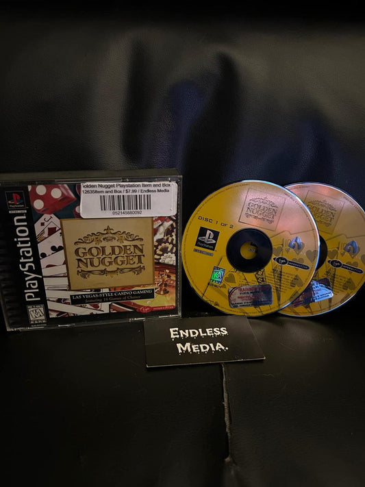 Golden Nugget Sony Playstation Loose Video Game