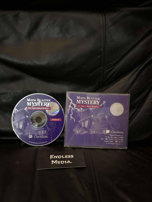 Math Blaster Mystery : The Great Brain Robbery PC PC Games Loose Video Game