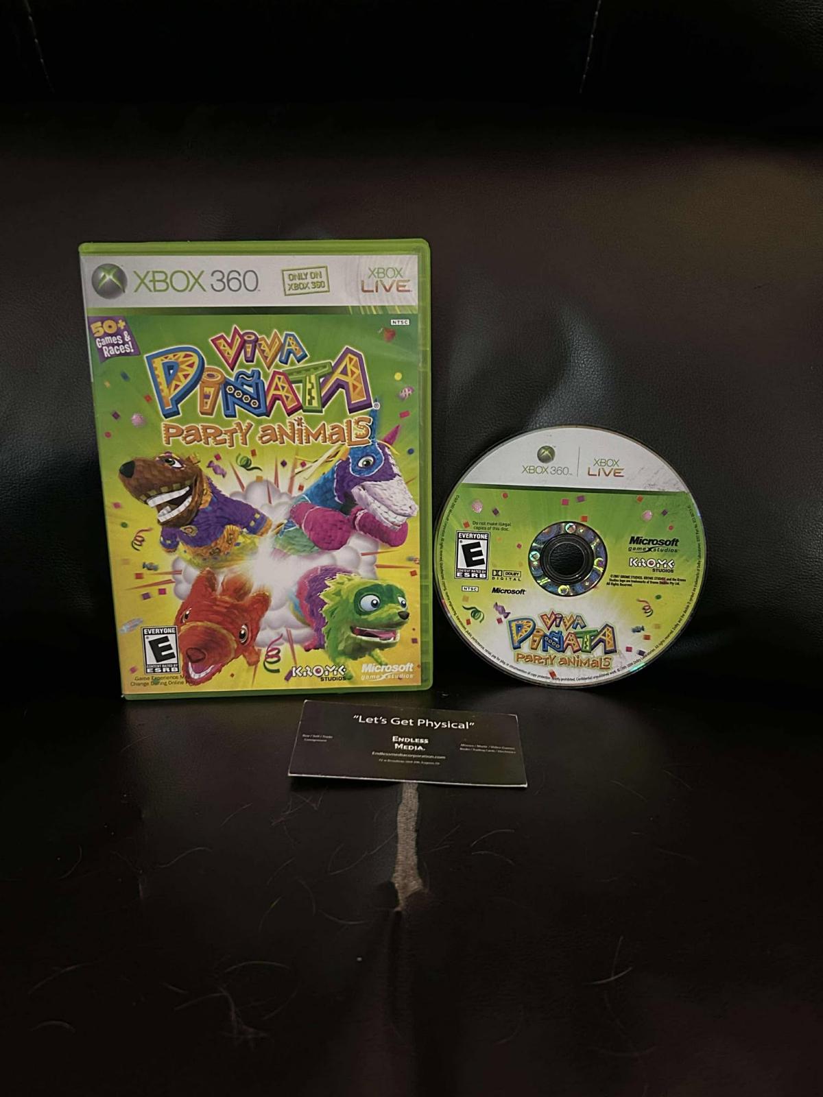 Viva Pinata Party Animals Microsoft Xbox 360 Item and Box Video Game