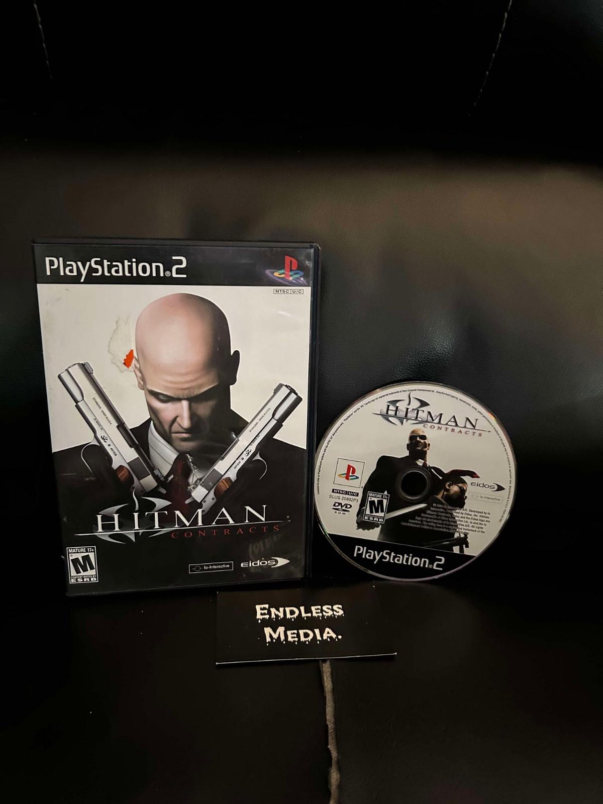 Hitman Contracts Sony Playstation 2 Item and Box Video Game