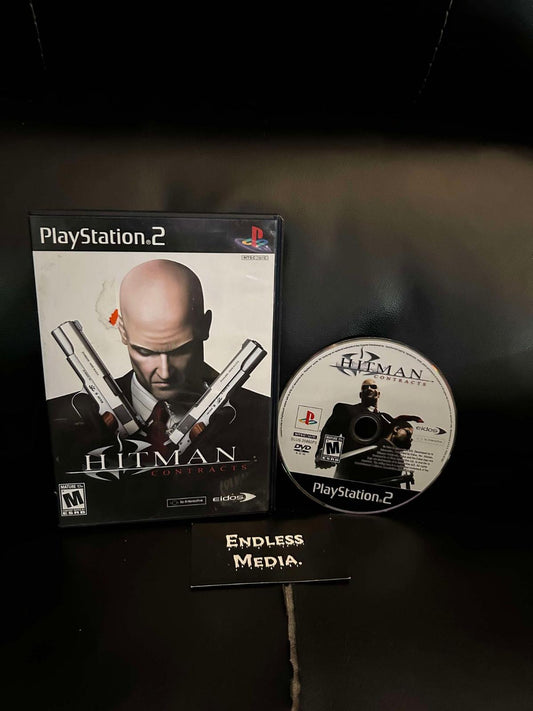 Hitman Contracts Sony Playstation 2 Item and Box Video Game