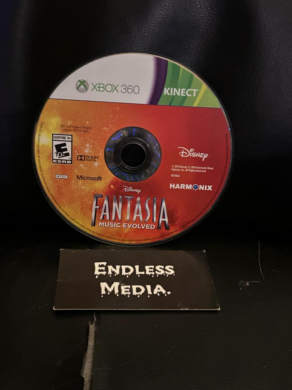 Fantasia: Music Evolved Microsoft Xbox 360 Loose Video Game