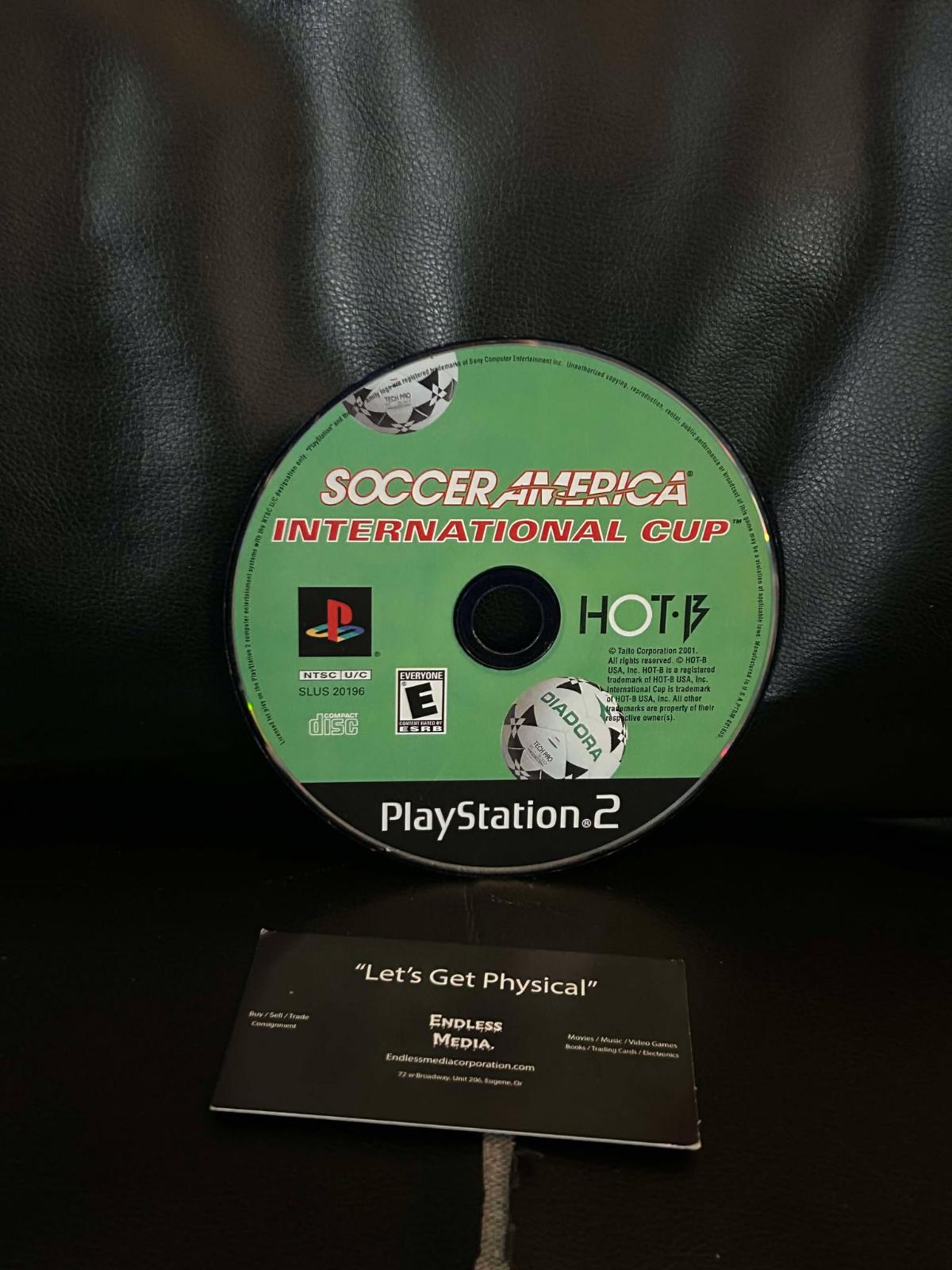 Soccer America International Cup Sony Playstation 2 Loose Video Game