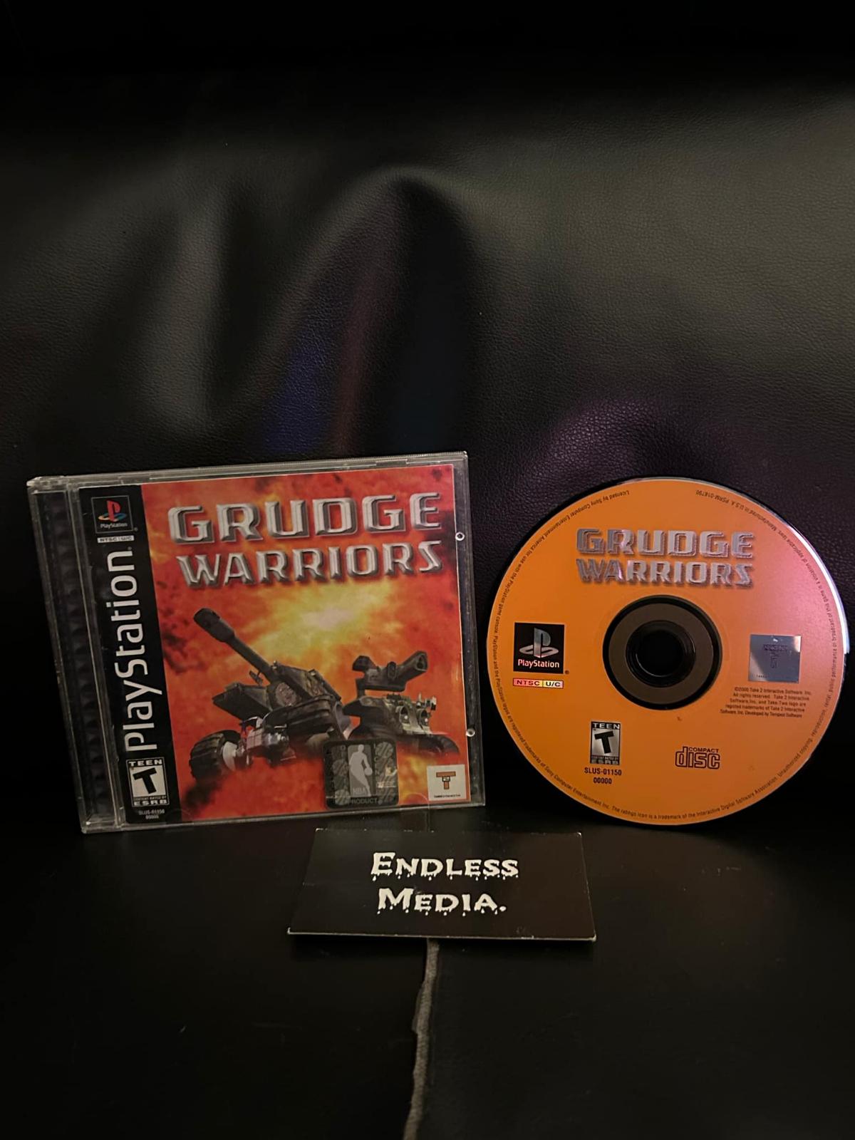 Grudge Warriors Sony Playstation CIB Video Game