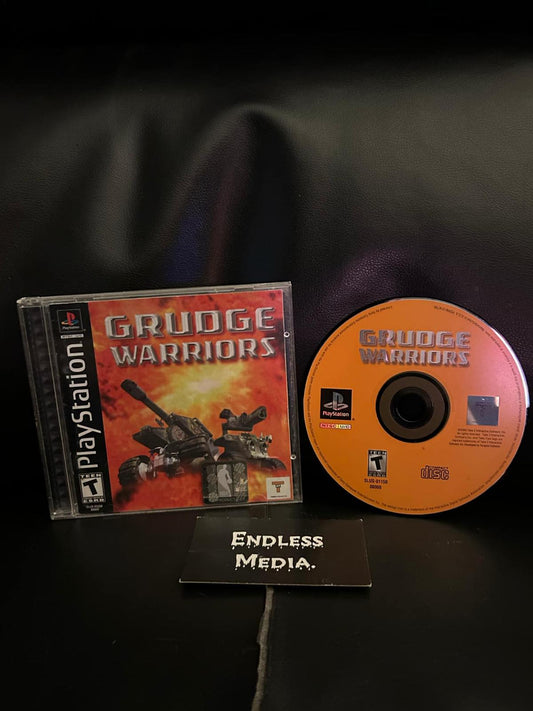 Grudge Warriors Sony Playstation CIB Video Game