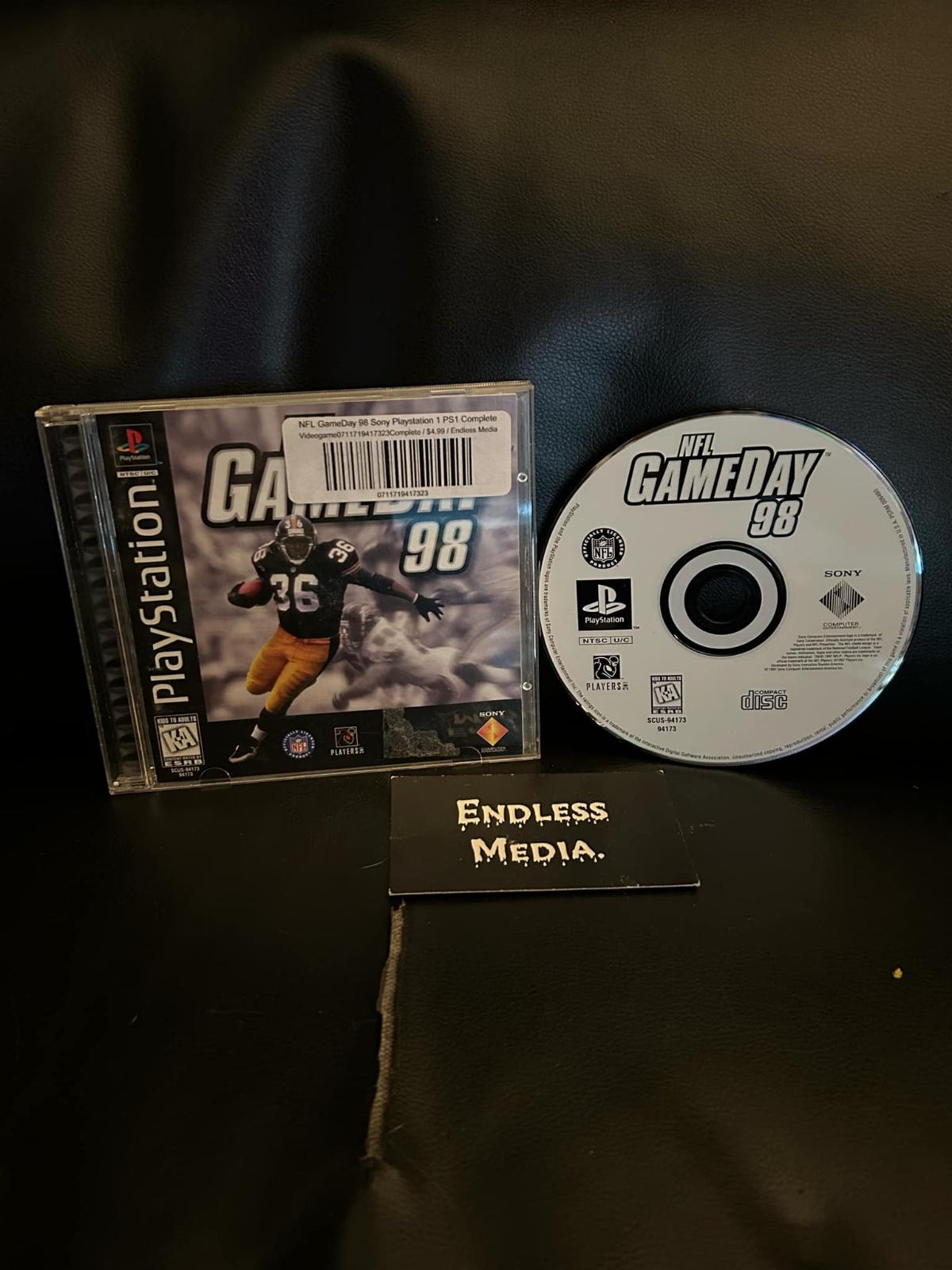 NFL GameDay 98 Sony Playstation CIB Video Game
