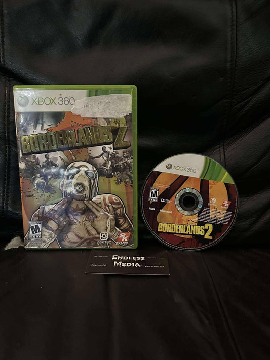 Borderlands 2 Microsoft Xbox 360 Item and Box Video Game