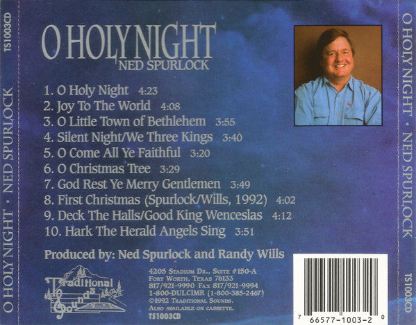 Ned Spurlock : O Holy Night (CD, Album)