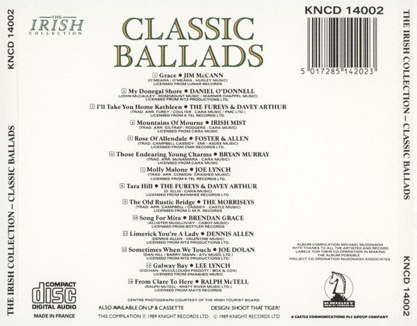 Various : Classic Ballads (CD, Album, Comp)