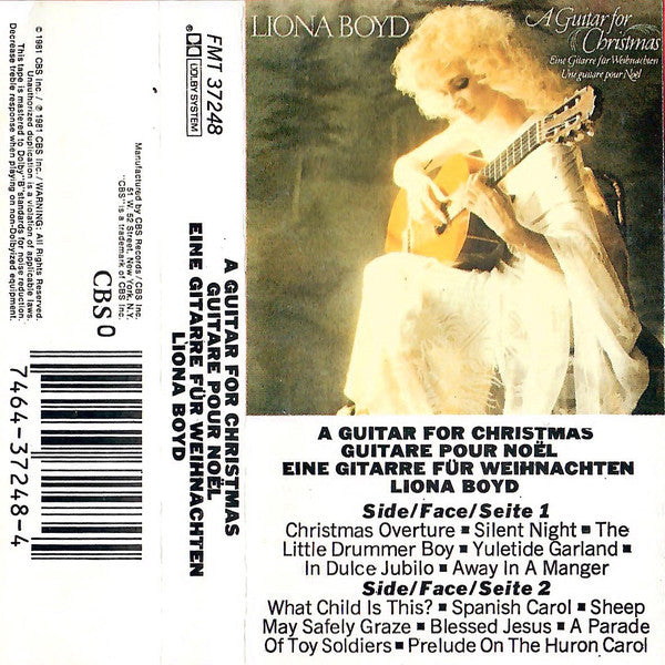 Liona Boyd : A Guitar For Christmas (Cass, Album)