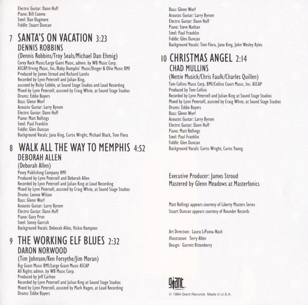 Various : Giant Country Christmas Volume 1 (CD, Album)