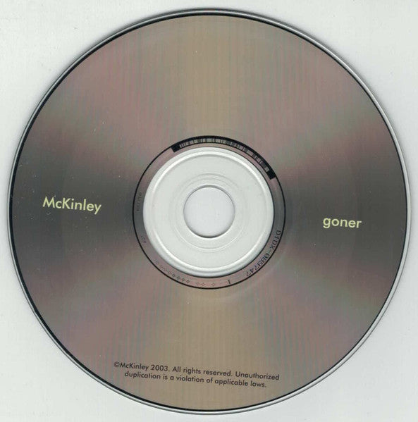 McKinley : Goner (CD, Album)
