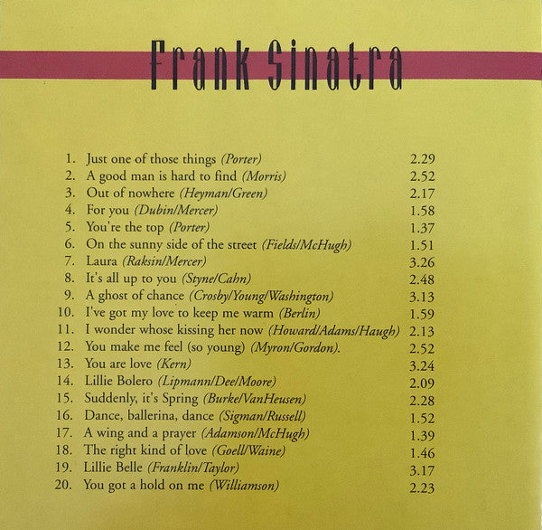 Frank Sinatra : Frank Sinatra Vol. II (CD, Comp, RM)