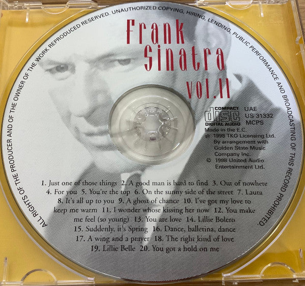Frank Sinatra : Frank Sinatra Vol. II (CD, Comp, RM)