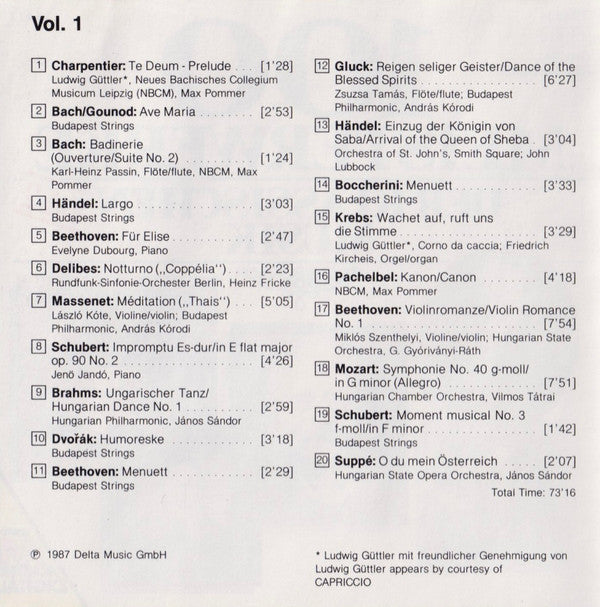 Various : 100 Meisterwerke Der Klassischen Musik - Vol.2 (CD, Comp)