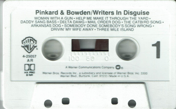 Pinkard & Bowden : Writers In Disguise (Cass, Album)