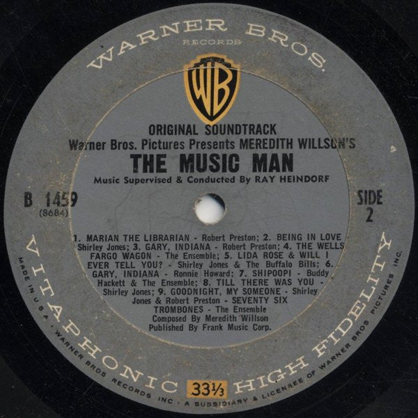 Meredith Willson - The Music Man - Original Soundtrack (LP) (G) - Endless Media