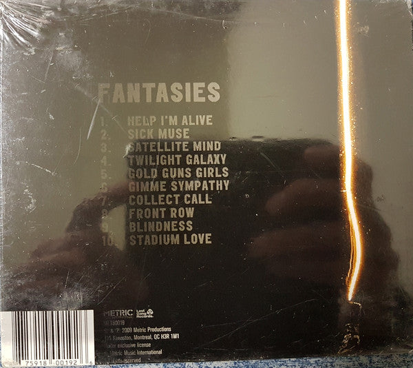 Metric : Fantasies (CD, Album, Dig)
